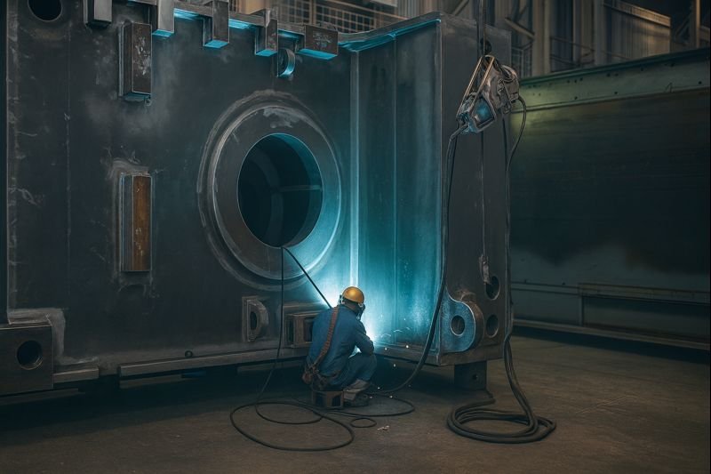 Montagem de Prensa Industrial